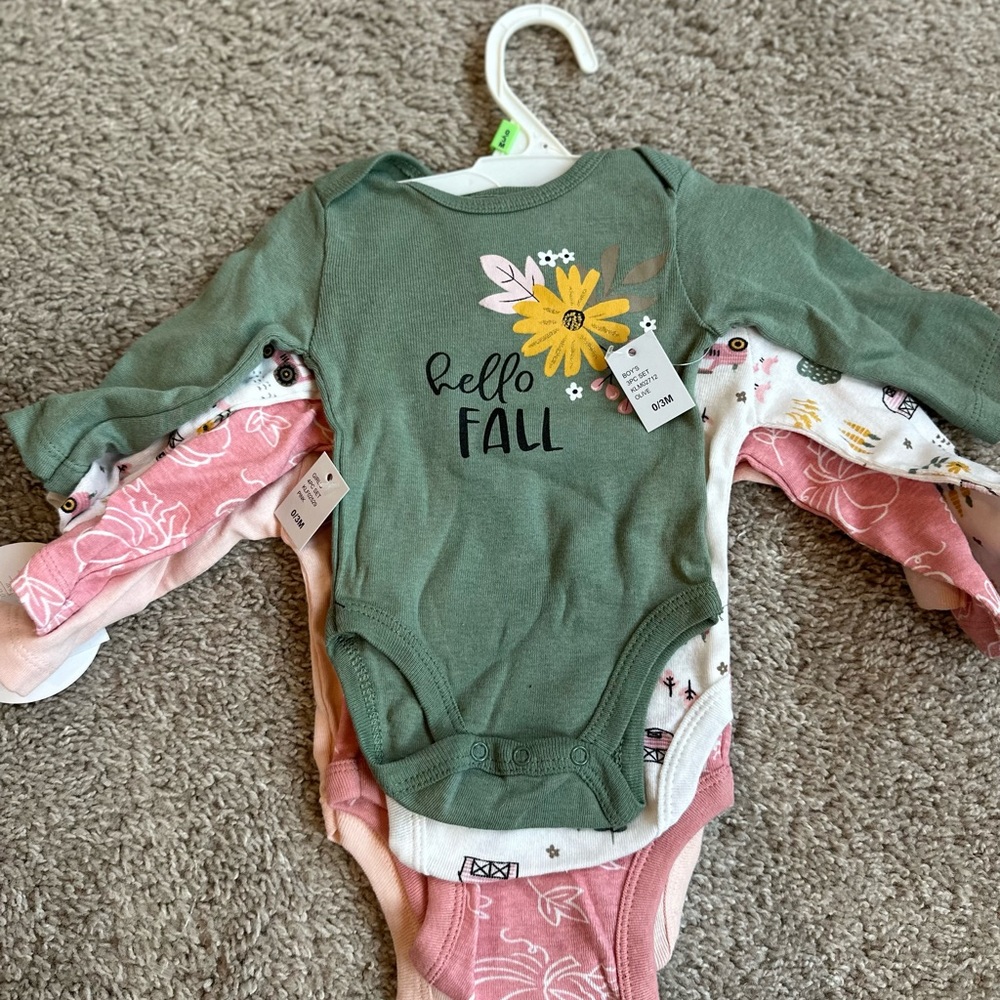 Koala Baby 4-Pack Bodysuit